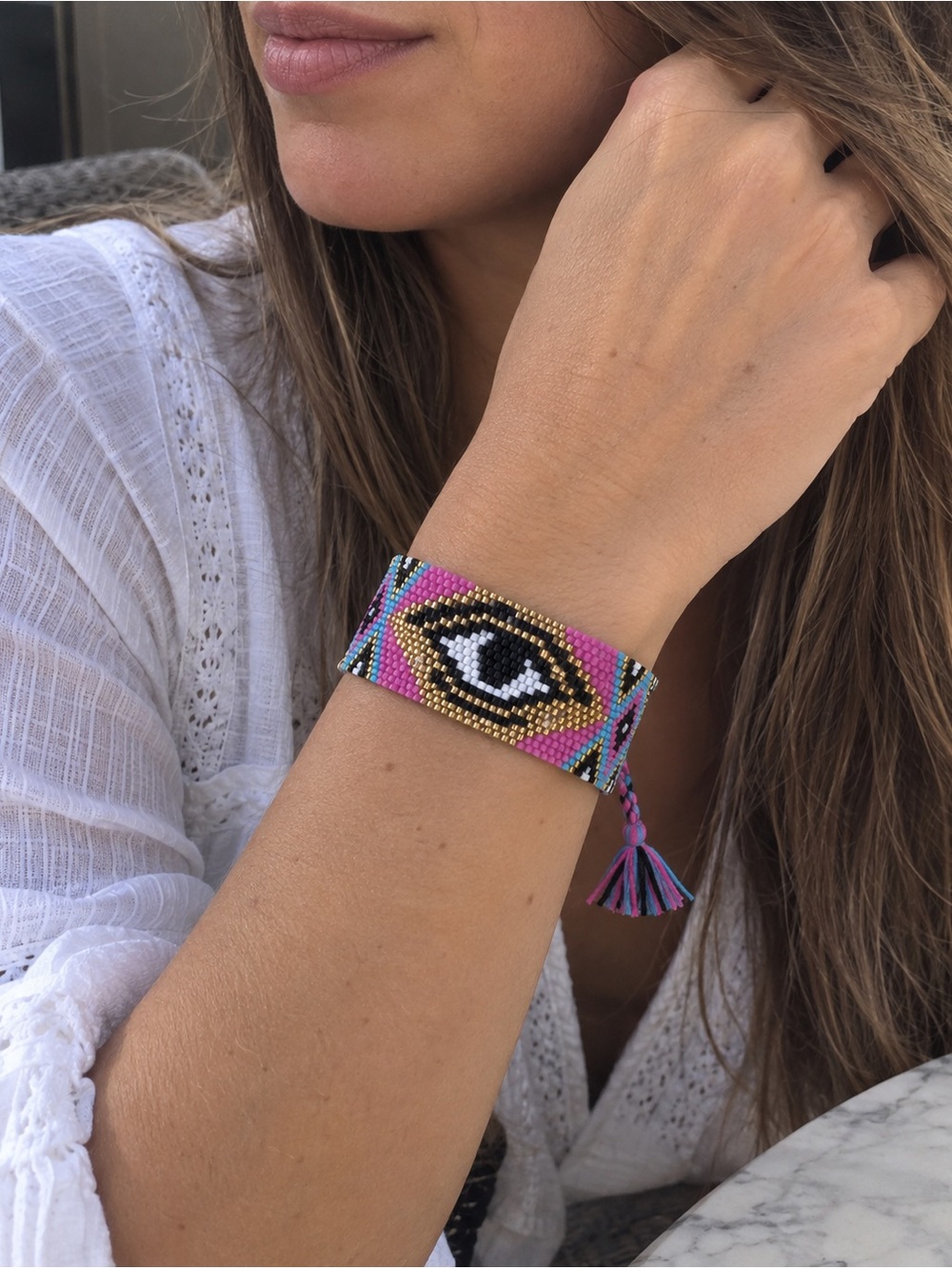 MIYUKI BEADED BRACELET 🧿